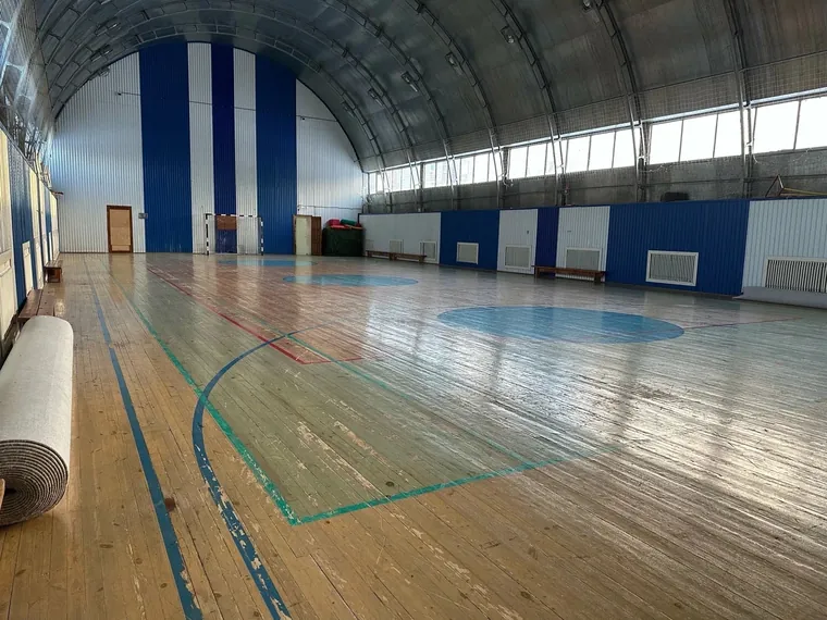 Разметка поля — футбольная школа ГОООЛ, Тюмень